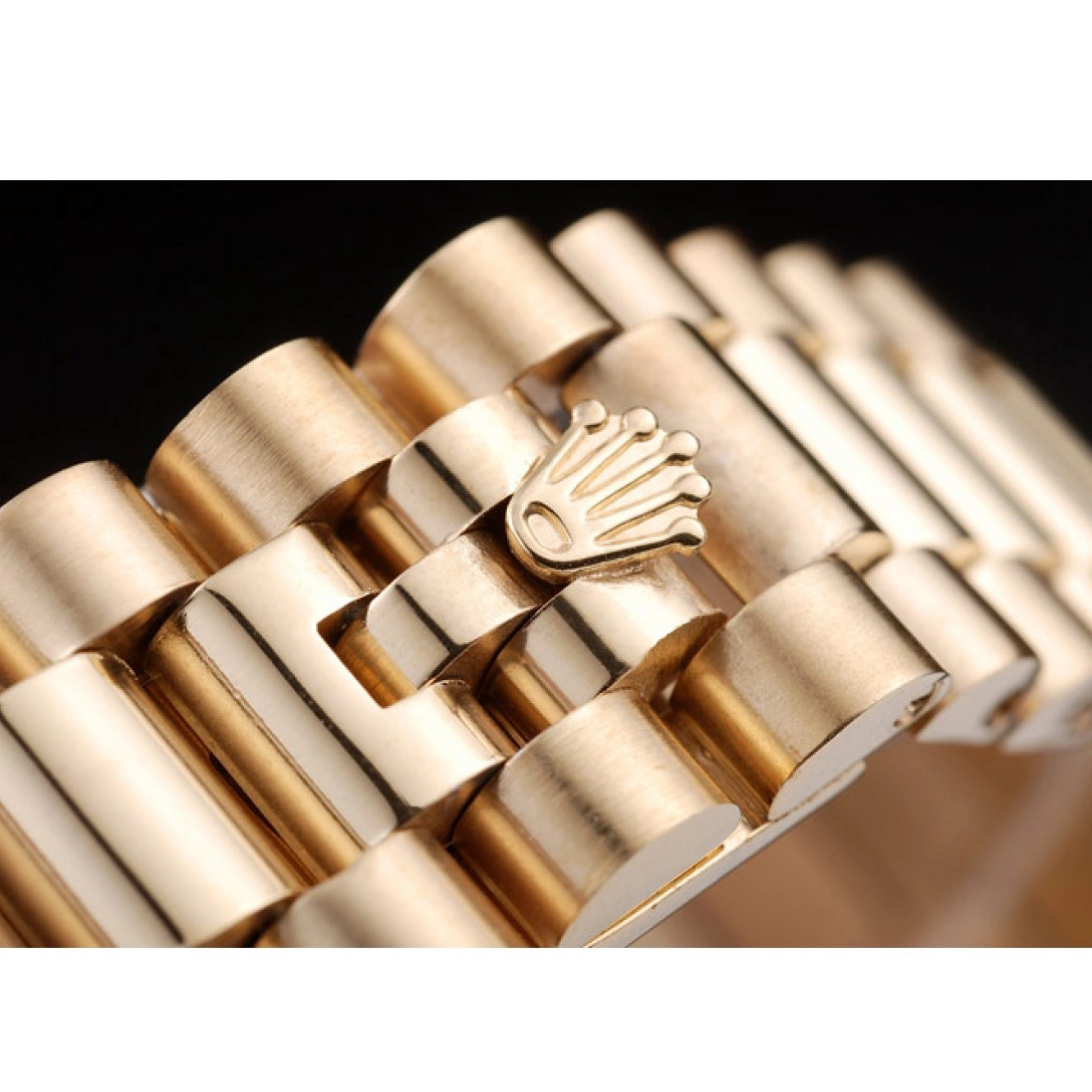 MiroTime 0818 Rolex Day-Date 18k Yellow Gold Plated Stainless Steel Gold Dial
